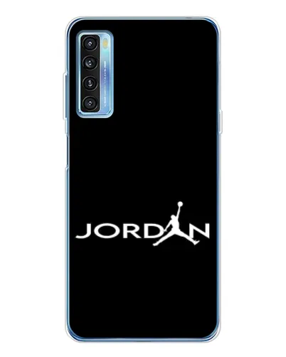 Чехол для TCL 20L Plus с картинкой «Jordan White Logo» Чехол для TCL 20L Plus с картинкой «Jordan White Logo»