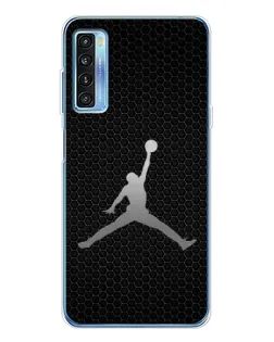 Чехол для TCL 20L Plus с картинкой «Jordan Dark Carbon»