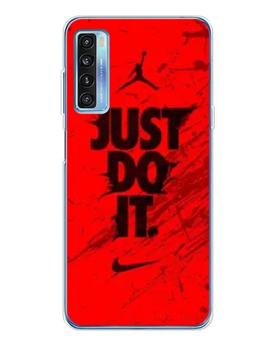 Чехол для TCL 20L Plus с картинкой «Nike Just Do It» Чехол для TCL 20L Plus с картинкой «Nike Just Do It»