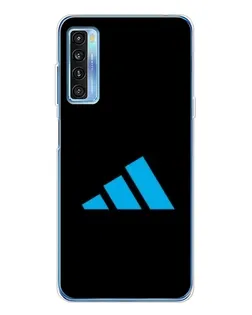 Чехол для TCL 20L Plus с картинкой «Adidas Cyan Logo»
