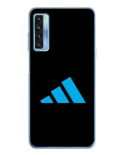 Чехол для TCL 20L Plus с картинкой «Adidas Cyan Logo»