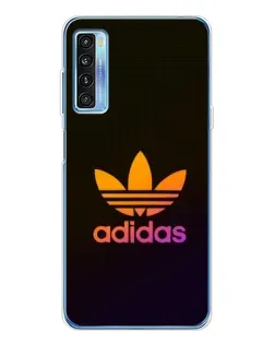 Чехол для TCL 20L Plus с картинкой «Градиент Adidas»