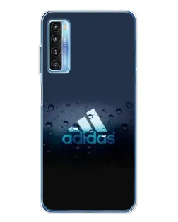 Чехол для TCL 20L Plus с картинкой «Adidas Water Drops»