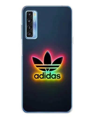 Чехол для TCL 20L Plus с картинкой «Неоновый Adidas»