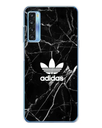 Чехол для TCL 20L Plus с картинкой «Белый мрамор Adidas»