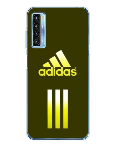 Чехол для TCL 20L Plus с картинкой «Оливковый градиент Adidas»