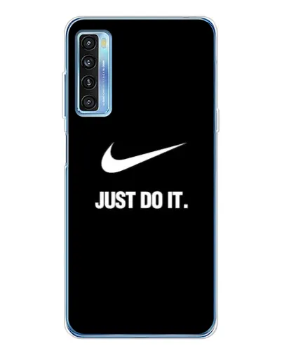 Чехол для TCL 20L Plus с картинкой «Классический принт Nike» Чехол для TCL 20L Plus с картинкой «Классический принт Nike»