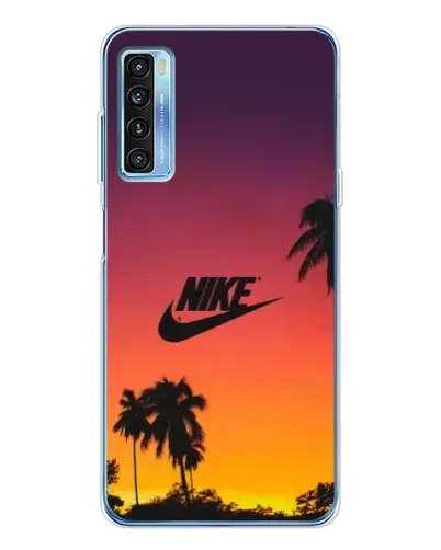 Чехол для TCL 20L Plus с картинкой «Nike на закате солнца» Чехол для TCL 20L Plus с картинкой «Nike на закате солнца»