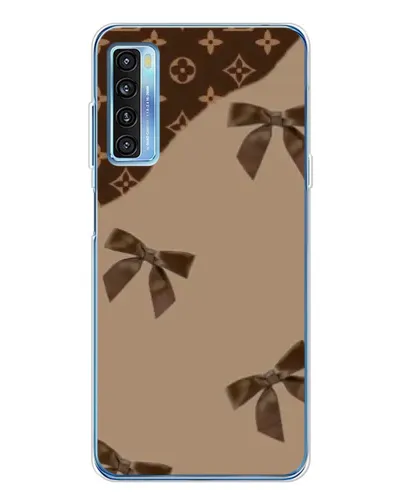 Чехол для TCL 20L Plus с картинкой «LV — кофейный атлас» Чехол для TCL 20L Plus с картинкой «LV — кофейный атлас»