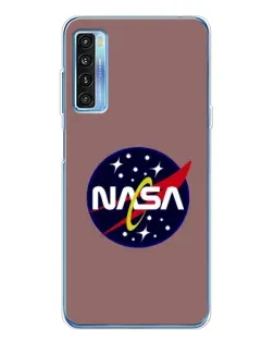 Чохол для TCL 20L Plus з картинкою «NASA — ретро космос» Чохол для TCL 20L Plus з картинкою «NASA — ретро космос»