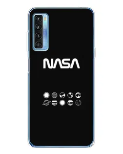 Чохол для TCL 20L Plus з картинкою «NASA — технічний принт» Чохол для TCL 20L Plus з картинкою «NASA — технічний принт»