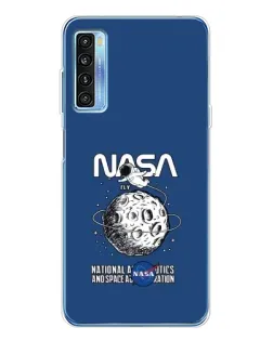 Чохол для TCL 20L Plus з картинкою «NASA — місячна місія» Чохол для TCL 20L Plus з картинкою «NASA — місячна місія»