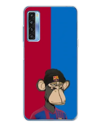 Чехол для TCL 20L Plus с картинкой «Bored Ape — фанат Барсы» Чехол для TCL 20L Plus с картинкой «Bored Ape — фанат Барсы»