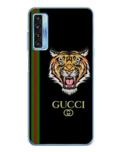 Чехол для TCL 20L Plus с картинкой «Тигр Gucci»