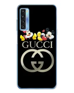 Чехол для TCL 20L Plus с картинкой «Gucci — герои Disney»
