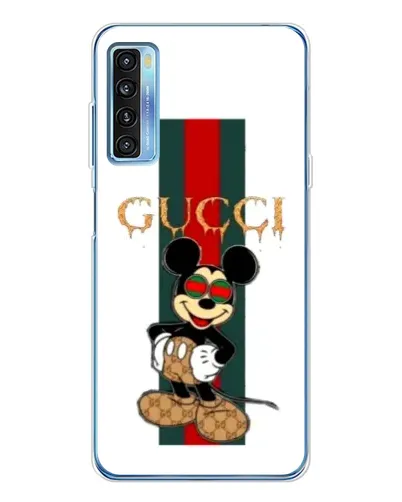 Чехол для TCL 20L Plus с картинкой «Микки Маус Gucci — полосы» Чехол для TCL 20L Plus с картинкой «Микки Маус Gucci — полосы»