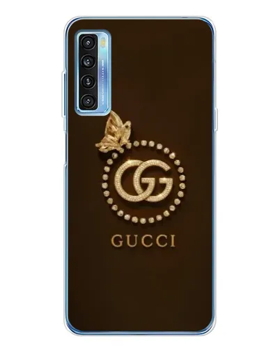 Чехол для TCL 20L Plus с картинкой «Gucci — золотая бабочка» Чехол для TCL 20L Plus с картинкой «Gucci — золотая бабочка»