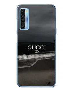 Чехол для TCL 20L Plus с картинкой «Gucci — морской прибой»