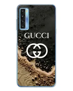 Чехол для TCL 20L Plus с картинкой «Gucci — песчаные дюны»