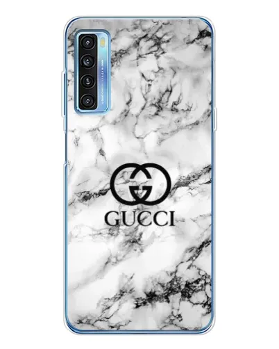 Чехол для TCL 20L Plus с картинкой «Gucci — мраморный шик» Чехол для TCL 20L Plus с картинкой «Gucci — мраморный шик»