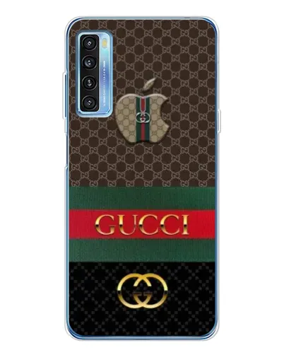 Чехол для TCL 20L Plus с картинкой «Gucci — брендированный десерт» Чехол для TCL 20L Plus с картинкой «Gucci — брендированный десерт»