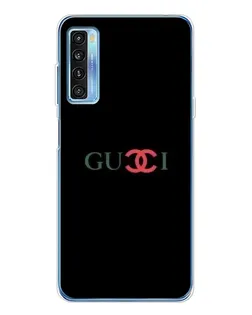 Чехол для TCL 20L Plus с картинкой «Gucci — красный градиент»