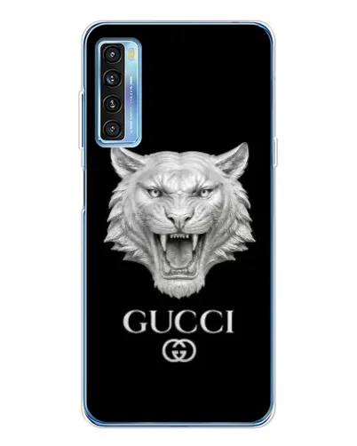 Чохол для TCL 20L Plus з картинкою «Gucci — срібний лев» Чохол для TCL 20L Plus з картинкою «Gucci — срібний лев»