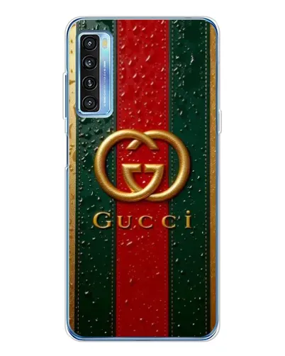 Чохол для TCL 20L Plus з картинкою «Gucci — фірмова смуга та золото» Чохол для TCL 20L Plus з картинкою «Gucci — фірмова смуга та золото»