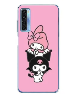 Чехол для TCL 20L Plus с картинкой «My Melody и Kuromi»