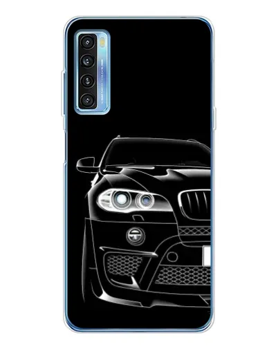 Чехол для TCL 20L Plus с картинкой «Темный силуэт BMW» Чехол для TCL 20L Plus с картинкой «Темный силуэт BMW»