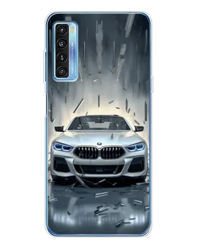 Чехол для TCL 20L Plus с картинкой «BMW в свете фар» Чехол для TCL 20L Plus с картинкой «BMW в свете фар»
