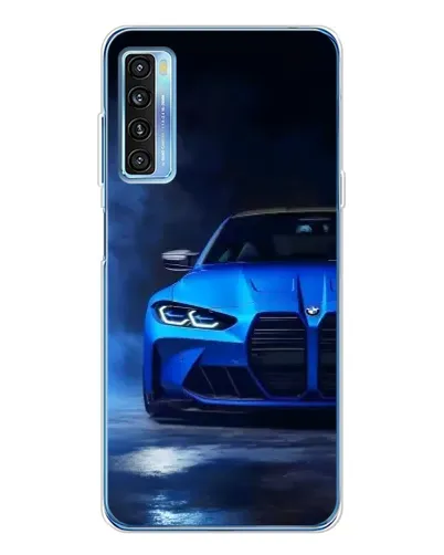 Чехол для TCL 20L Plus с картинкой «Голубая BMW M4» Чехол для TCL 20L Plus с картинкой «Голубая BMW M4»