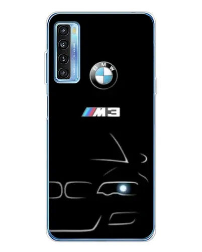 Чехол для TCL 20L Plus с картинкой «Минималистичный принт BMW M3» Чехол для TCL 20L Plus с картинкой «Минималистичный принт BMW M3»
