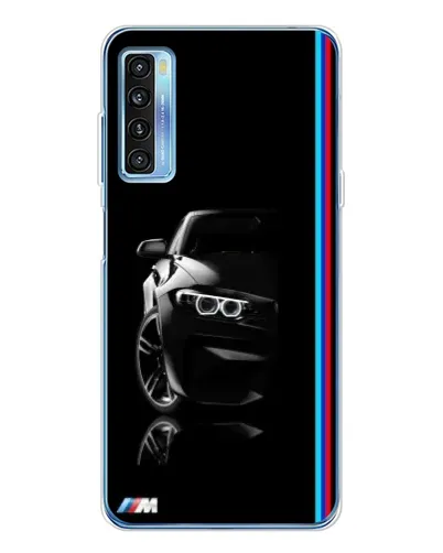 Чехол для TCL 20L Plus с картинкой «Силуэт BMW в темноте» Чехол для TCL 20L Plus с картинкой «Силуэт BMW в темноте»