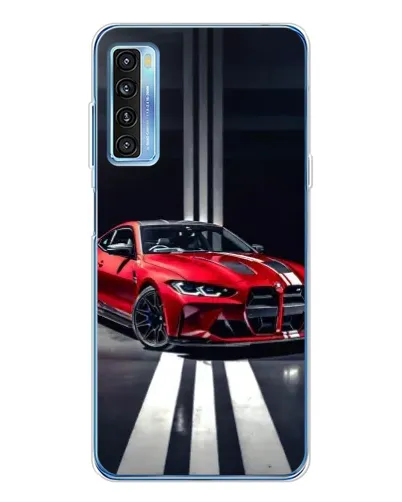 Чехол для TCL 20L Plus с картинкой «Красная BMW на дороге» Чехол для TCL 20L Plus с картинкой «Красная BMW на дороге»
