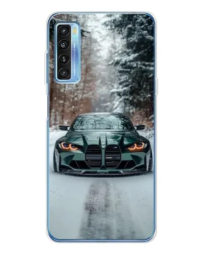Чехол для TCL 20L Plus с картинкой «BMW в зимнем лесу» Чехол для TCL 20L Plus с картинкой «BMW в зимнем лесу»
