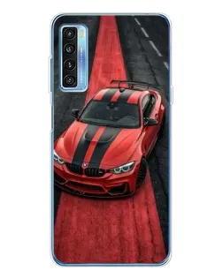 Чехол для TCL 20L Plus с картинкой «BMW на красной дорожке»