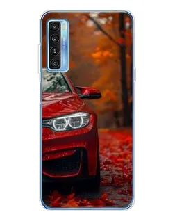 Чехол для TCL 20L Plus с картинкой «Осенняя BMW M4»