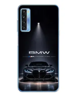 Чохол для TCL 20L Plus з картинкою «BMW крізь нічне місто»