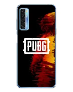 Чехол для TCL 20L Plus с картинкой «Яркий логотип PUBG» Чехол для TCL 20L Plus с картинкой «Яркий логотип PUBG»