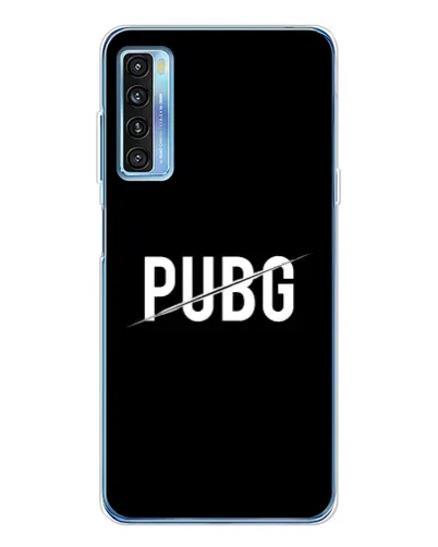 Чехол для TCL 20L Plus с картинкой «PUBG — белый логотип» Чехол для TCL 20L Plus с картинкой «PUBG — белый логотип»