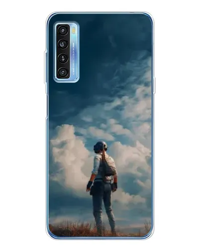 Чехол для TCL 20L Plus с картинкой «Герой PUBG на скале» Чехол для TCL 20L Plus с картинкой «Герой PUBG на скале»