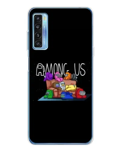 Чехол для TCL 20L Plus с картинкой «Логотип Among Us» Чехол для TCL 20L Plus с картинкой «Логотип Among Us»