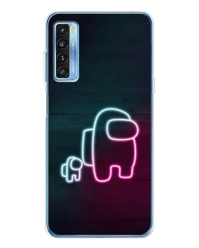 Чехол для TCL 20L Plus с картинкой «Among Us неон-арт» Чехол для TCL 20L Plus с картинкой «Among Us неон-арт»