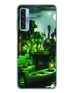Чехол для TCL 20L Plus с картинкой «Minecraft лесной пейзаж» Чехол для TCL 20L Plus с картинкой «Minecraft лесной пейзаж»