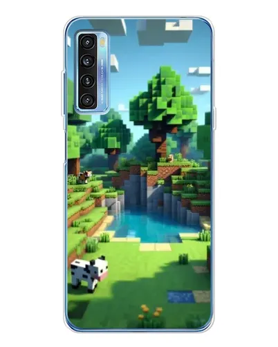 Чехол для TCL 20L Plus с картинкой «Minecraft летний день» Чехол для TCL 20L Plus с картинкой «Minecraft летний день»