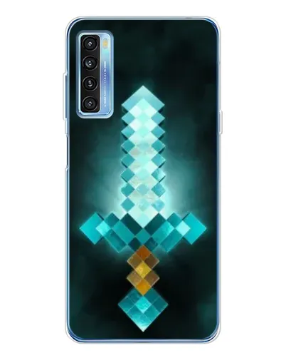 Чехол для TCL 20L Plus с картинкой «Алмазный меч неон» Чехол для TCL 20L Plus с картинкой «Алмазный меч неон»