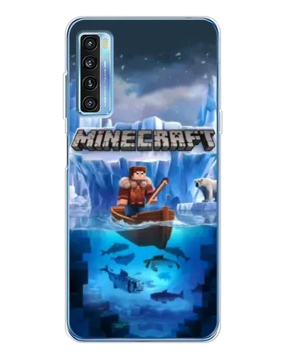 Чехол для TCL 20L Plus с картинкой «Minecraft ледяной мир» Чехол для TCL 20L Plus с картинкой «Minecraft ледяной мир»