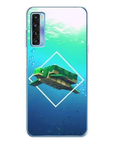 Чохол для TCL 20L Plus з картинкою «Черепаха Minecraft» Чохол для TCL 20L Plus з картинкою «Черепаха Minecraft»