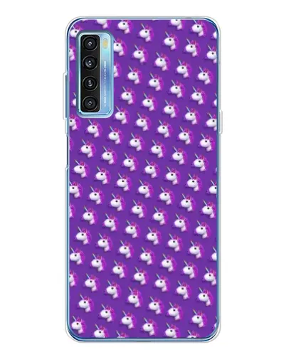 Чехол для TCL 20L Plus с картинкой «Единороги на фиолетовом» Чехол для TCL 20L Plus с картинкой «Единороги на фиолетовом»